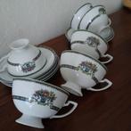 6 kop / schotels  D.E, Antiek en Kunst, Ophalen of Verzenden