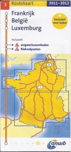 Pl1518 plattegrond anwb frankrijk belgie luxemburg 2011/12, Boeken, Atlassen en Landkaarten, Gelezen, Frankrijk, Ophalen of Verzenden