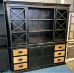 Buffetkast met schuifdeuren 220 cm hoog x 200 cm breed, Antiek en Kunst, Ophalen