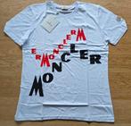 Moncler T-shirt Wit met Logo - Nieuw maat XXL, Moncler, Verzenden, Wit, Nieuw