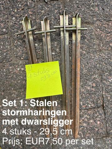 Diverse haringen & klemmen – alles mag weg! beschikbaar voor biedingen