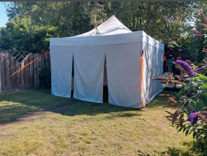 Te huur partytent div maten incl lichtslinger, Tuin en Terras, Partytenten, Zo goed als nieuw, Minder dan 5 meter, Ophalen of Verzenden