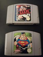 Nintendo 64 Games - GASP!! & Superman, Spelcomputers en Games, Games | Nintendo 64, Gebruikt, Vechten, 1 speler, Ophalen of Verzenden
