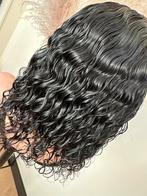 NIEUW! Human hair wig bob pruik haarstuk krullen, Sieraden, Tassen en Uiterlijk, Uiterlijk | Haarverzorging, Ophalen of Verzenden