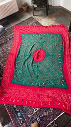 2x Authentieke wollen sari, saree uit India of Pakistan, Ophalen of Verzenden