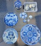 Antiek blauw wit porselein, aardewerk en kinderservies, Antiek en Kunst, Ophalen of Verzenden