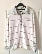 Gaastra longsleeve gestreept wit-grijs maat XL, Gaastra, Wit, Maat 56/58 (XL), Ophalen of Verzenden