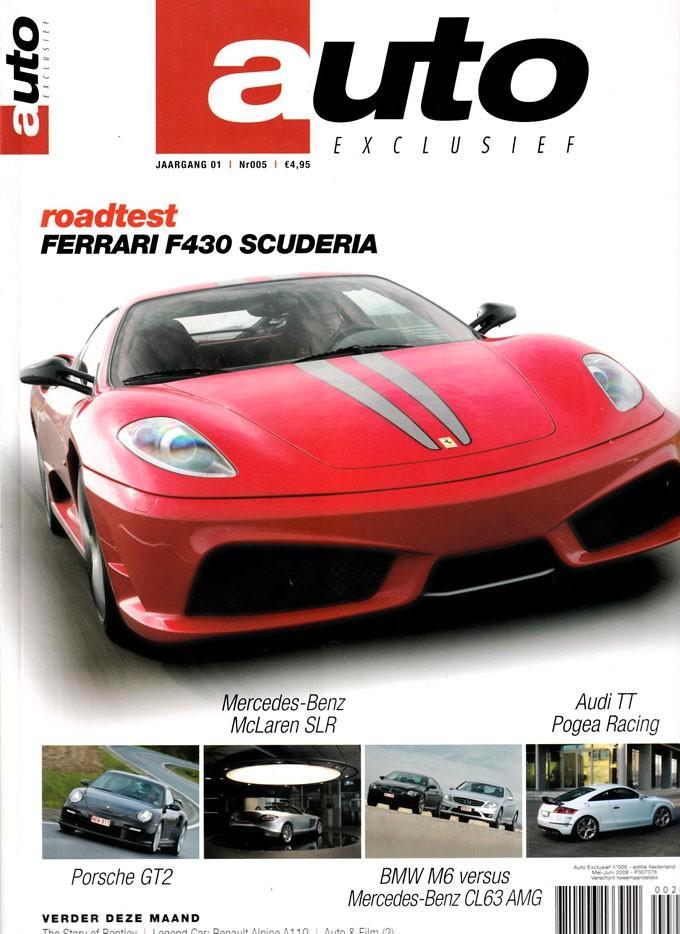 Auto Exclusive 5 2008 :  Ferrari F430 - Porsche 911 GT2, Boeken, Auto's | Folders en Tijdschriften, Gelezen, Algemeen, Ophalen of Verzenden