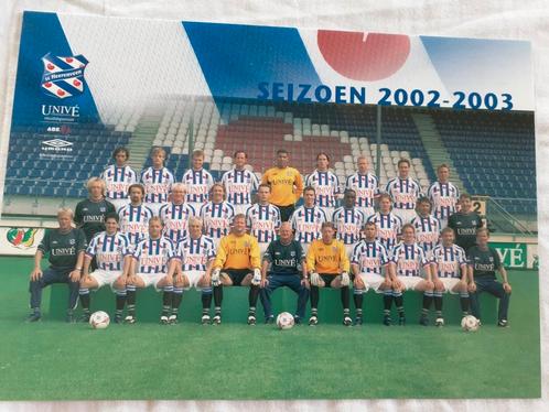 Teamkaart SC Heerenveen seizoen 2002-2003 (A5), Verzamelen, Sportartikelen en Voetbal, Zo goed als nieuw, Ophalen of Verzenden