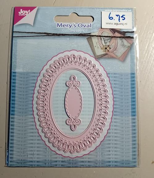 Joy stans snijmal 6002/0518 Mery's Oval, Hobby en Vrije tijd, Kaarten | Zelf maken, Nieuw, Pons of Mal, Overige thema's, Ophalen of Verzenden