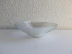 vintage Pilgrim glazen schaal in Art Deco stijl, geribbeld, Huis en Inrichting, Woonaccessoires | Schalen en Manden, Schaal, Rond