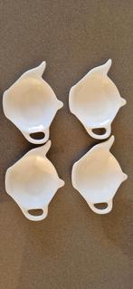 4x Theezakjes schoteltje / houder, Ophalen of Verzenden, Nieuw, Porselein, Overige stijlen