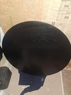 DINNER table 90 round black oak black stain, Huis en Inrichting, Stoelen, Ophalen of Verzenden, Eén
