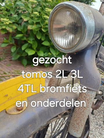Liefhebber zoekt brommers van de merken puch en Tomos  beschikbaar voor biedingen