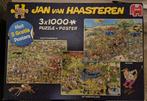 Jan van Haasteren 3x1000 puzzel + posters, Kinderen en Baby's, Speelgoed | Kinderpuzzels, Ophalen of Verzenden, Meer dan 50 stukjes