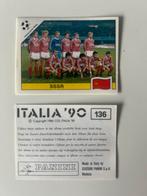 GEZOCHT Panini WK 90 Italia 1990 nr 136 team SSSR, Verzamelen, Sportartikelen en Voetbal, Zo goed als nieuw, Poster, Plaatje of Sticker