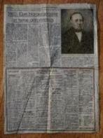 Krant Burgemeester Vlagtwedde Onstwedde Stadskanaal, Ophalen of Verzenden, Zo goed als nieuw