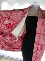 Japans vintage kimono obi quilt patchwork natuurlijke zijde, Antiek en Kunst, Verzenden