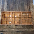 Oude letterbak, letterlade 82,5 x 36 cm, Ophalen of Verzenden