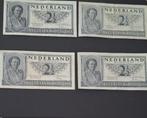 Nederlandse bankbiljetten 2,5 gulden 1949, Postzegels en Munten, Ophalen of Verzenden, 2½ gulden, Setje