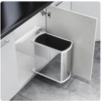 Afval emmer inbouw voor keukenkastje, Ophalen, Kunststof, Zo goed als nieuw, Minder dan 50 cm