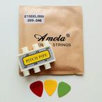 Set voor elektrische gitaar - Snaren + Stemfluit + Plectrums, Ophalen of Verzenden, Nieuw, Elektrische gitaar