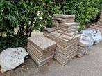 Gratis grindtegels, Tuin en Terras, Ophalen, Gebruikt, 10 m² of meer, Beton