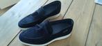 Nieuwe Navi suede Loafers (instappers) van Manfield maat 45, Loafers, Manfield, Blauw, Nieuw