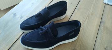 Nieuwe Navi suede Loafers (instappers) van Manfield maat 45 beschikbaar voor biedingen