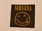 Nirvana smiley logo patch Grunge muziek kleding embleem, Ophalen of Verzenden, Nieuw, Kleding