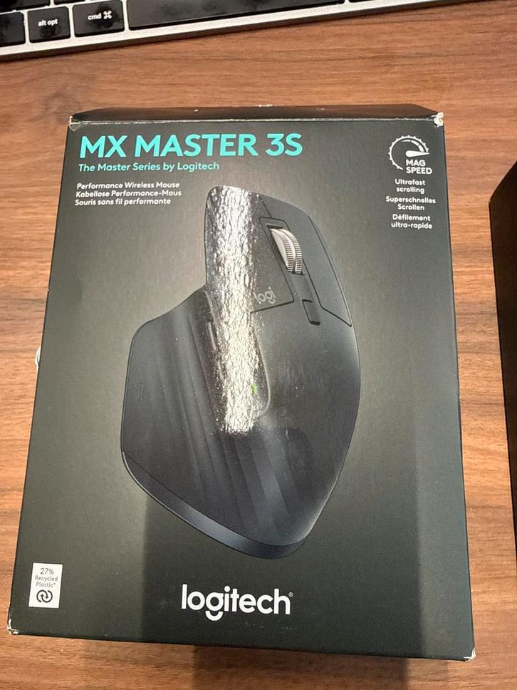 Logitech MX Master 3S Draadloze Muis - Nieuwstaat!, Computers en Software, Muizen, Zo goed als nieuw, Muis, Rechtshandig, Draadloos