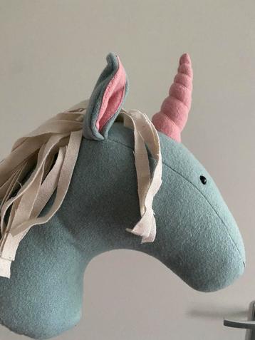 Eenhoorn/ unicorn hoofd, wand decoratie, KidsDepot 