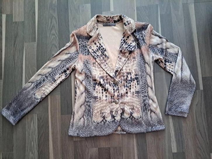 Missy, jasje met strass, M, Kleding | Dames, Jasjes, Kostuums en Pakken, Zo goed als nieuw, Jasje, Maat 38/40 (M), Overige kleuren