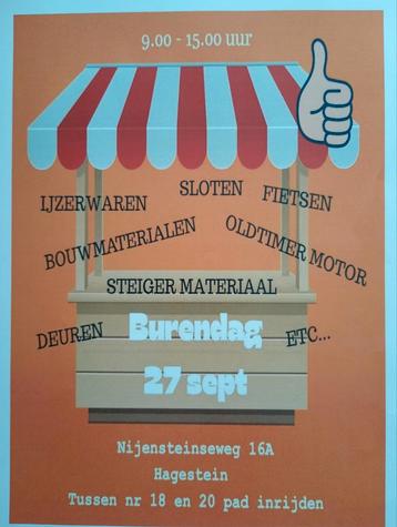 Opruiming diverse bouwmaterialen. beschikbaar voor biedingen