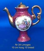Antieke Limoges Theepot Nr. 34, Verzamelen, Ophalen of Verzenden
