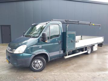 Iveco Daily 40C18 D OPEN LAADBAK HIAB LAADKRAAN 4.83 LANG TR beschikbaar voor biedingen