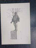 ets op het voetstuk verheven 51 x 36,5 cm, Ophalen of Verzenden