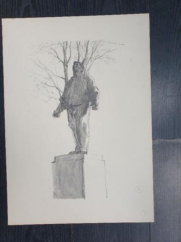 ets op het voetstuk verheven 51 x 36,5 cm beschikbaar voor biedingen