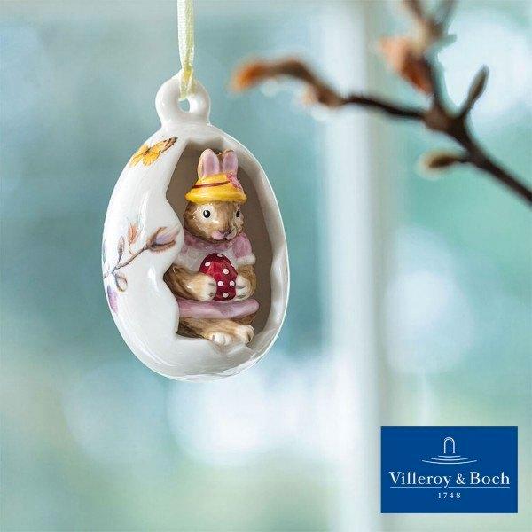 Villeroy & Boch Bunny Tales paasei open met haasje Anna 7 cm, Verzamelen, Porselein, Kristal en Bestek, Nieuw, Beeldje(s), Porselein
