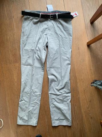 Authentic heren pantalon zomer, licht grijs maat 54