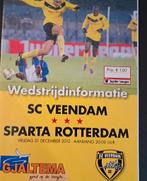 SC Veendam - Sparta 2012/2013, Ophalen of Verzenden, Zo goed als nieuw, Overige binnenlandse clubs, Boek of Tijdschrift