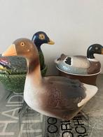 Vintage Michel Caugant Grauwe Gans Terrine, Verzenden