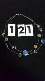 [ 321 ] ketting groen blauw zilver azone, Ophalen of Verzenden, 'T Olde Gre-j, Info@toldegrej.nl, Endepoelstraat 20f Didam
