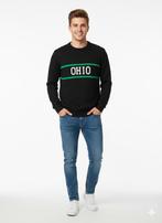 Vintage Made in Usa trui maat L , 100% Acryl Zwart 90s, Maat 52/54 (L), Rmaten@hotmail,com, Shackletonstraat 21, 7534 ZE Enschede