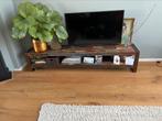 TV meubel hout met metaal (200x40x40), Huis en Inrichting, Ophalen, Gebruikt, Minder dan 100 cm, Metaal