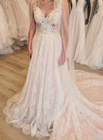 Prachtige trouwjurk, Kleding | Dames, Ophalen of Verzenden, Zo goed als nieuw, Wit, Trouwjurk