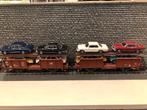 Marklin autotransporter 46134 met 8 Mercedes Benz, Wisselstroom, Treinset, Ophalen of Verzenden, Zo goed als nieuw