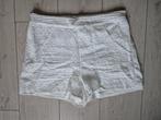 Witte short korte broek broderie van Lofty Manner maat L, Maat 38/40 (M), Kort, Ophalen of Verzenden, Zo goed als nieuw