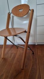 Kembo Vintage Klapstoel - Ruud Jan Kokke Design, Ophalen, Gebruikt, Bruin, Metaal