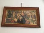 HEILIG   SCHILDERIJ   MARIA    (  90  x  50  cm   VINTAGE  ), Zo goed als nieuw, Ophalen